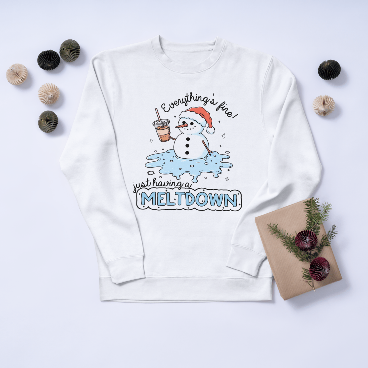 Just Having a Meltdown Snowman Shirt